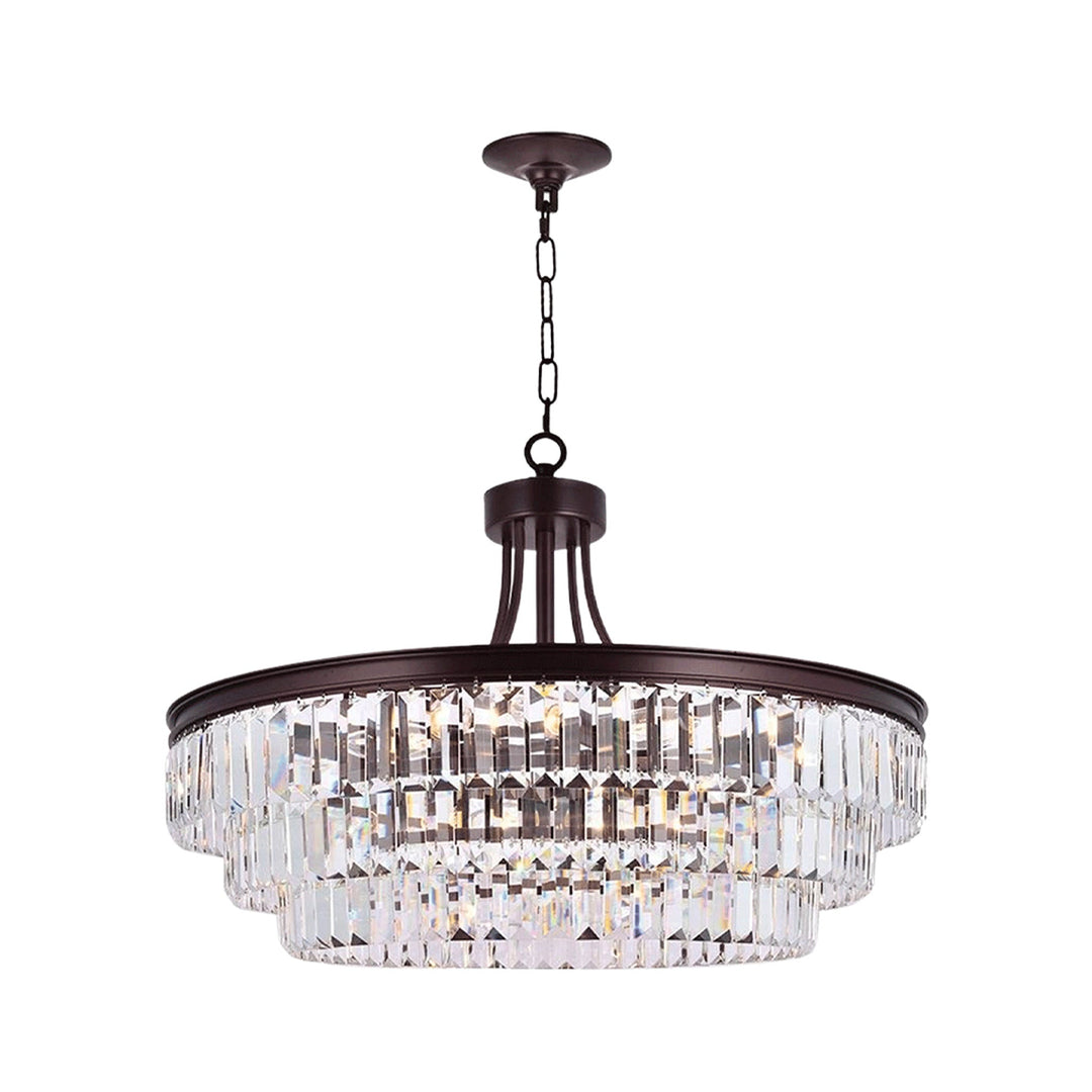 Jordan Collection - 70cm - Warm Bronze Finish - Designer Chandelier Australia
