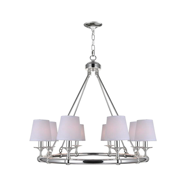 Luxe Halo - NewYork Chandelier - Width:80cm - Silver Plated