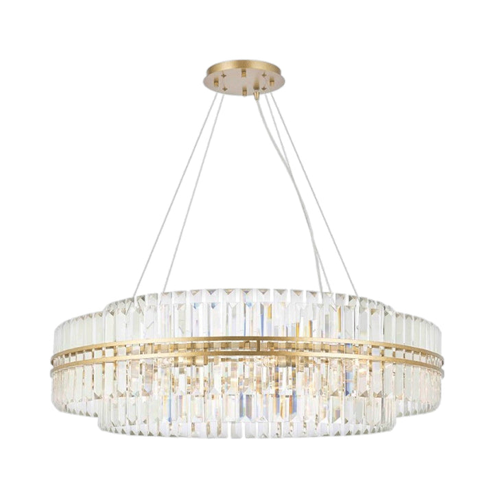 Ashton Collection - Two Tier - 100cm- Antique Gold - Designer Chandelier Australia