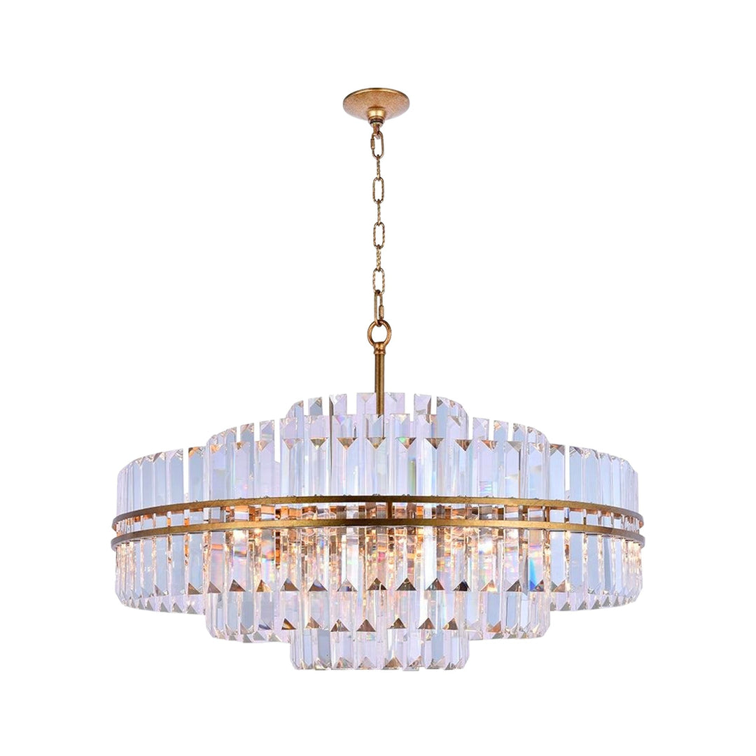 Ashton Collection - 80cm Chandelier - Antique Gold - Designer Chandelier Australia