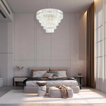 Load image into Gallery viewer, Ashton Collection - Five Tier Chandelier - 120cm - Champagne Finish
