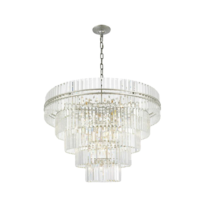 Ashton Collection - Five Tier Chandelier - 120cm - Champagne Finish