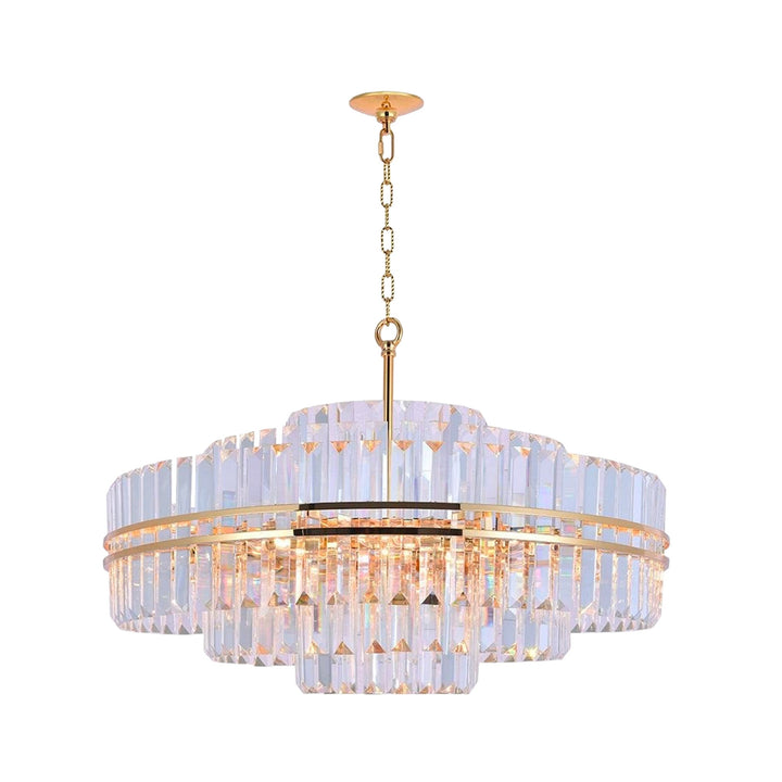 Ashton Collection - 80cm Chandelier - Gold Plated - Designer Chandelier Australia