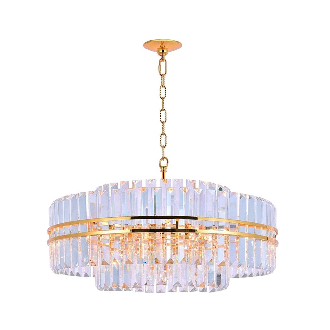 Ashton Collection - 68cm Chandelier - Gold Plated - Designer Chandelier Australia