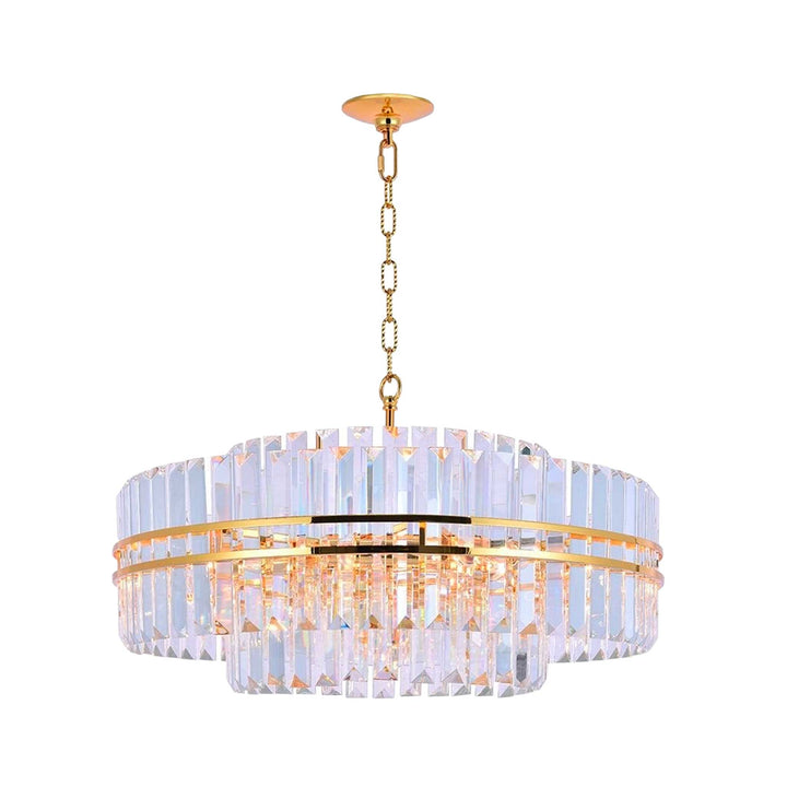 Ashton Collection - 68cm Chandelier - Gold Plated - Designer Chandelier Australia