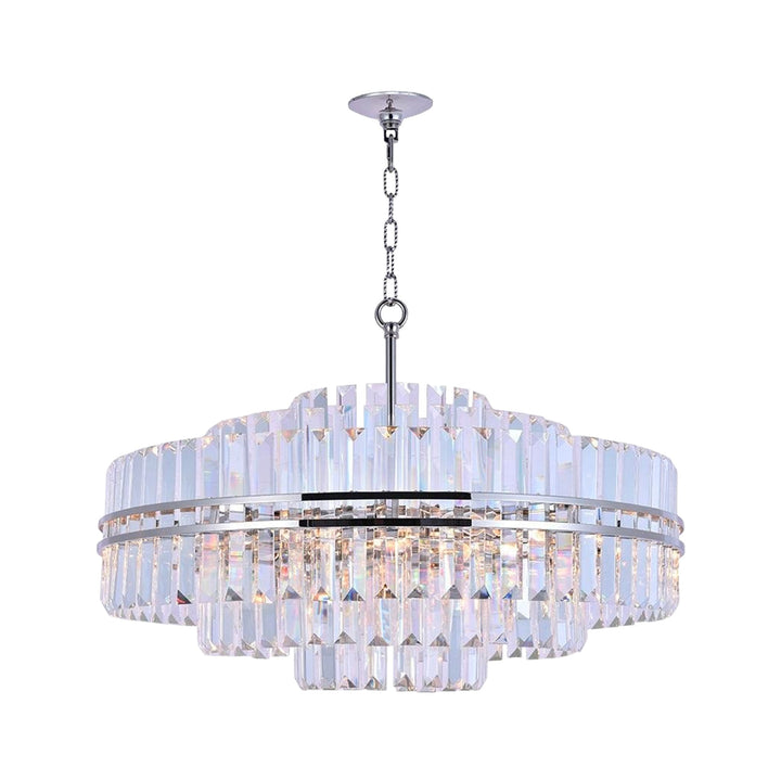 Ashton Collection - Chandelier - Nickel Plated - W:80cm