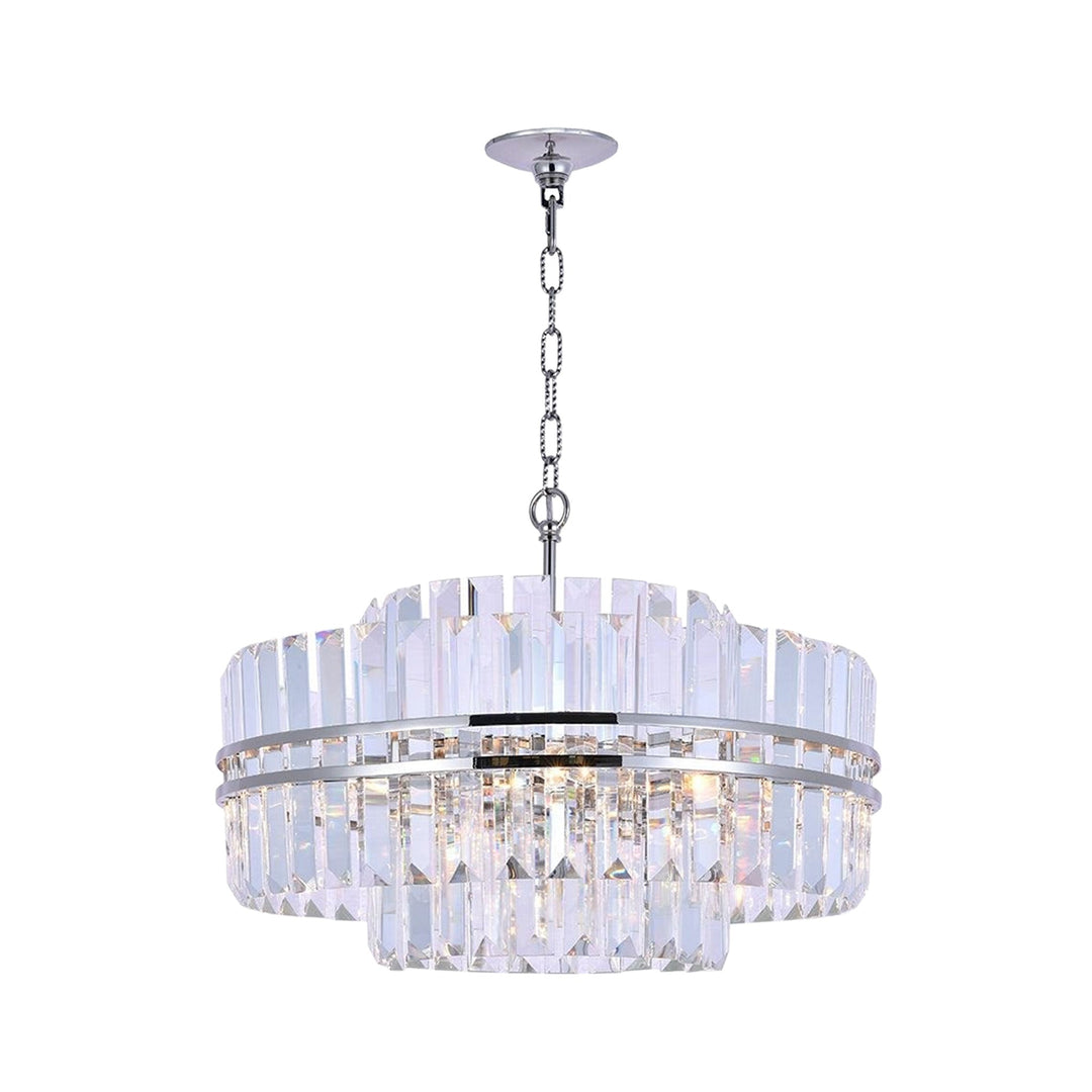 Ashton Collection - 55cm Chandelier - Nickel Plated - Designer Chandelier Australia