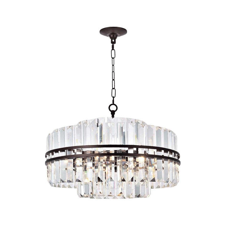 Ashton Collection - 55cm Chandelier - Warm Bronze Finish - Designer Chandelier Australia