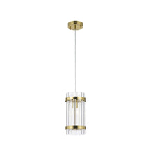 Load image into Gallery viewer, Harlow Collection - Pendant - Satin Brass - W:15cm
