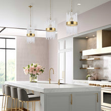 Load image into Gallery viewer, Selene Collection - Single Light Pendant - Brass
