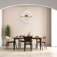 Load image into Gallery viewer, Selene Collection - 7 Tier Chandelier - Brass
