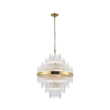 Load image into Gallery viewer, Selene Collection  - 7 Tier Chandelier - Brass

