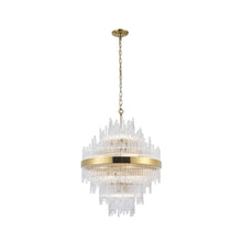 Load image into Gallery viewer, Selene Collection - 7 Tier Chandelier - Brass
