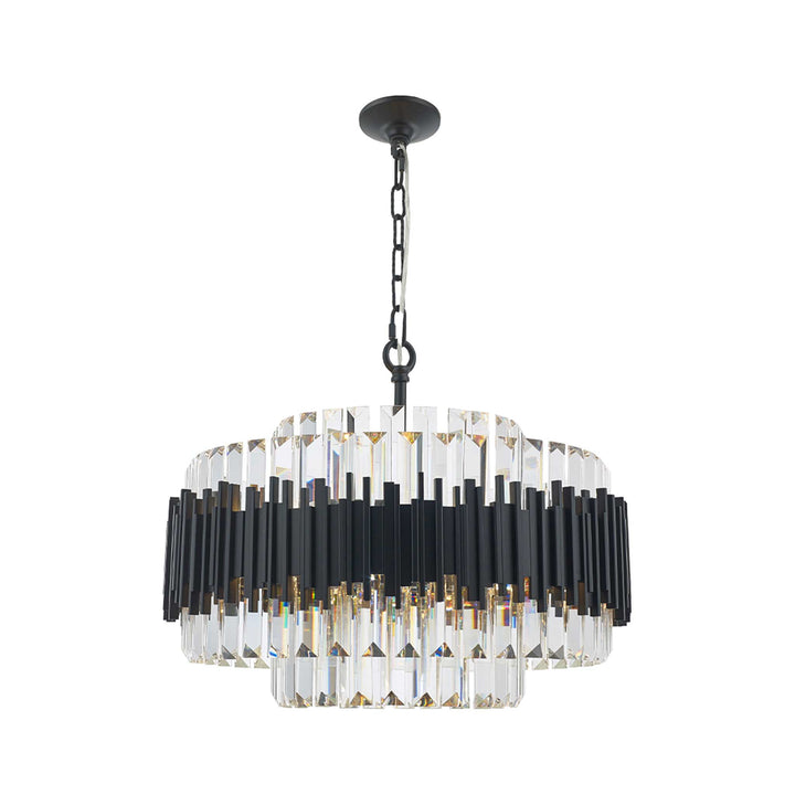 Allegra Collection - 58cm Chandelier - Matte Black - Designer Chandelier Australia