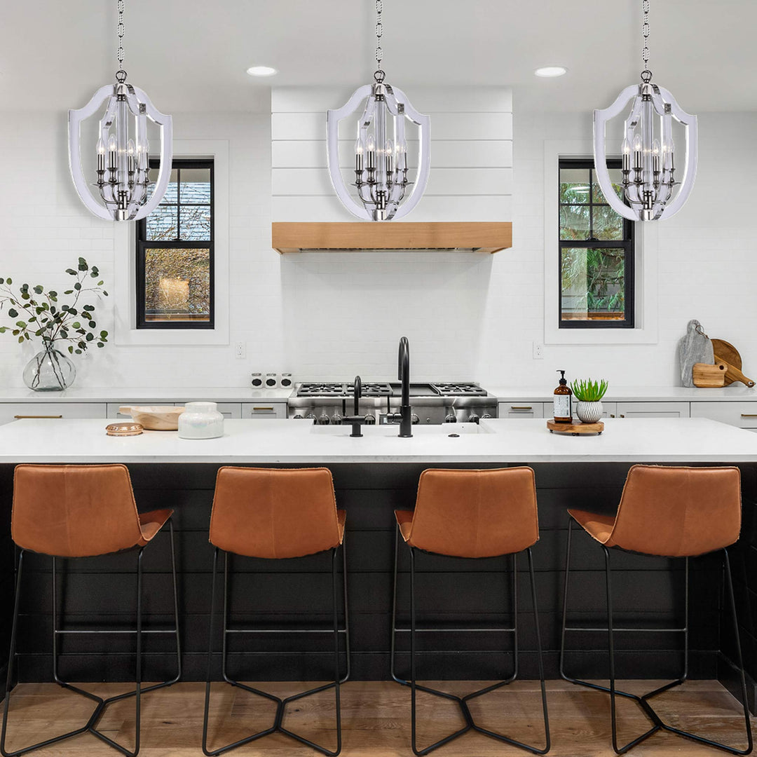 NewYork Lantern 4 Light - Polished Nickel Finish
