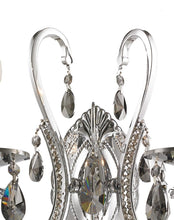 Load image into Gallery viewer, NewYork Princess Wall Sconce - Double Arm - Smoke Crystal - Designer Chandelier 
