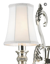 Load image into Gallery viewer, ARIA - Hampton Single Arm Wall Sconce - Silver Plated - Designer Chandelier 
