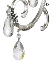 Load image into Gallery viewer, ARIA - Hampton Single Arm Wall Sconce - Silver Plated - Designer Chandelier 
