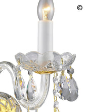 Load image into Gallery viewer, Bohemian Elegance Single Arm Wall Light Sconce - GOLD - Designer Chandelier 
