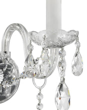 Load image into Gallery viewer, Bohemian Elegance Double Arm Wall Light Sconce - CHROME - Designer Chandelier 
