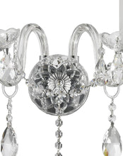 Load image into Gallery viewer, Bohemian Elegance Double Arm Wall Light Sconce - CHROME - Designer Chandelier 
