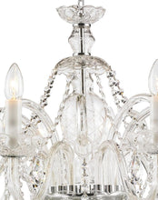 Load image into Gallery viewer, Bohemian Prague 8 Arm Crystal Chandelier - Chrome Fixtures - Designer Chandelier 
