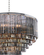 Load image into Gallery viewer, Odeon (Oasis) Chandelier- Large 9 Layer - Smoke Finish - W:130cm

