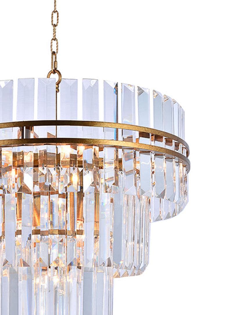 Ashton Collection - Three Tier - 55 Cm - Antique Gold