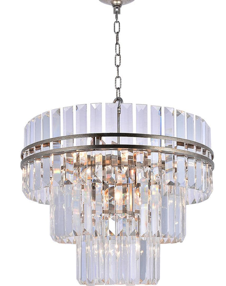 Ashton Collection - Three Tier - 55 Cm - Champagne Finish