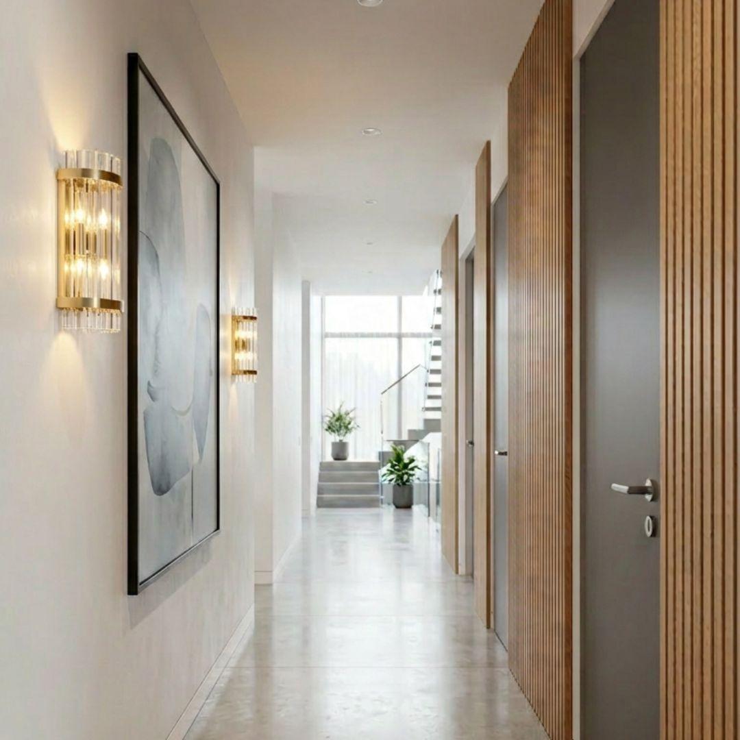 Harlow Collection - Wall Sconce - Satin Brass
