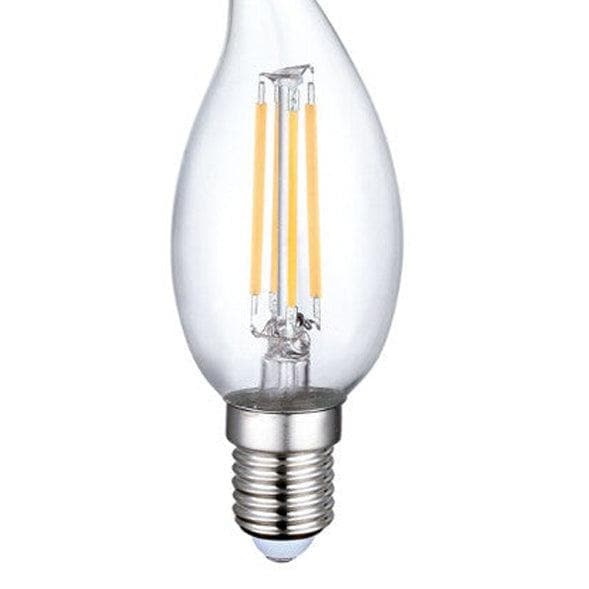 Natural White (4000k) LED - Flicker-Free 4 Watt Dimmable E14 Candle Bulb (New)
