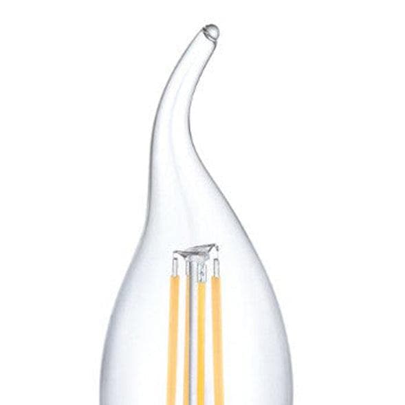 Warm White (3000K) LED – Flicker-Free 4 Watt Dimmable E14 Candle Bulb (New)