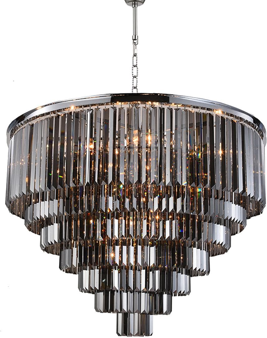 Odeon (Oasis) Chandelier- 7 Layer - Smoke Finish - W:100cm