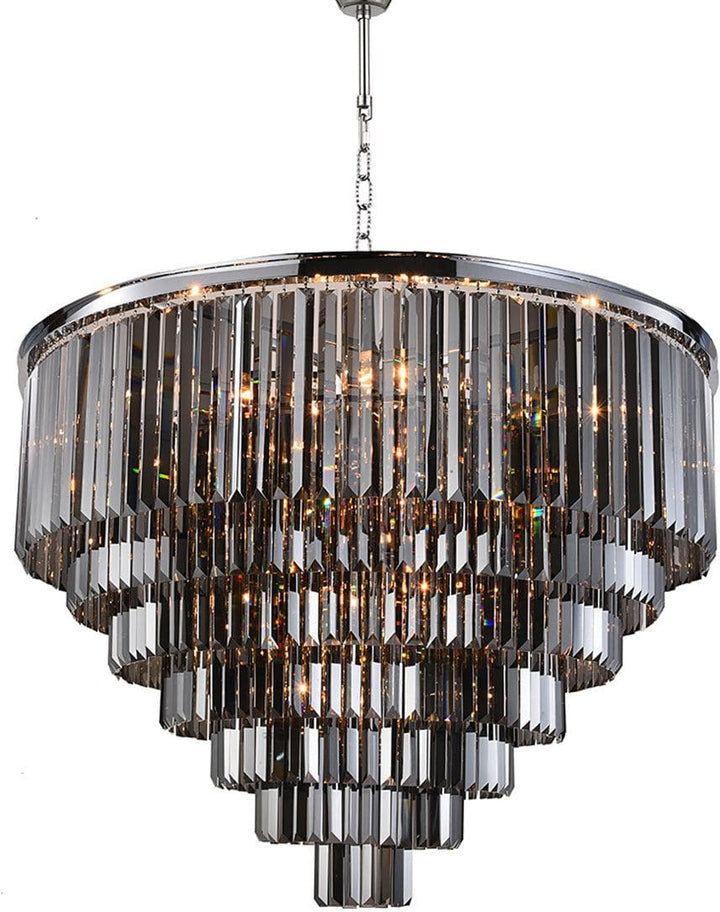 Odeon (Oasis) Chandelier- 7 Layer - Smoke Finish - W:100cm