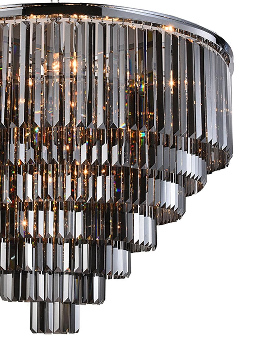 Odeon (Oasis) Chandelier- 7 Layer - Smoke Finish - W:100cm