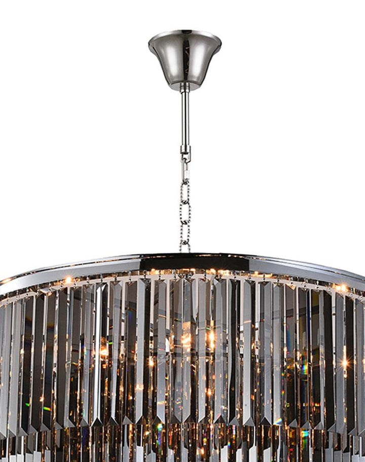 Odeon (Oasis) Chandelier- 7 Layer - Smoke Finish - W:100cm