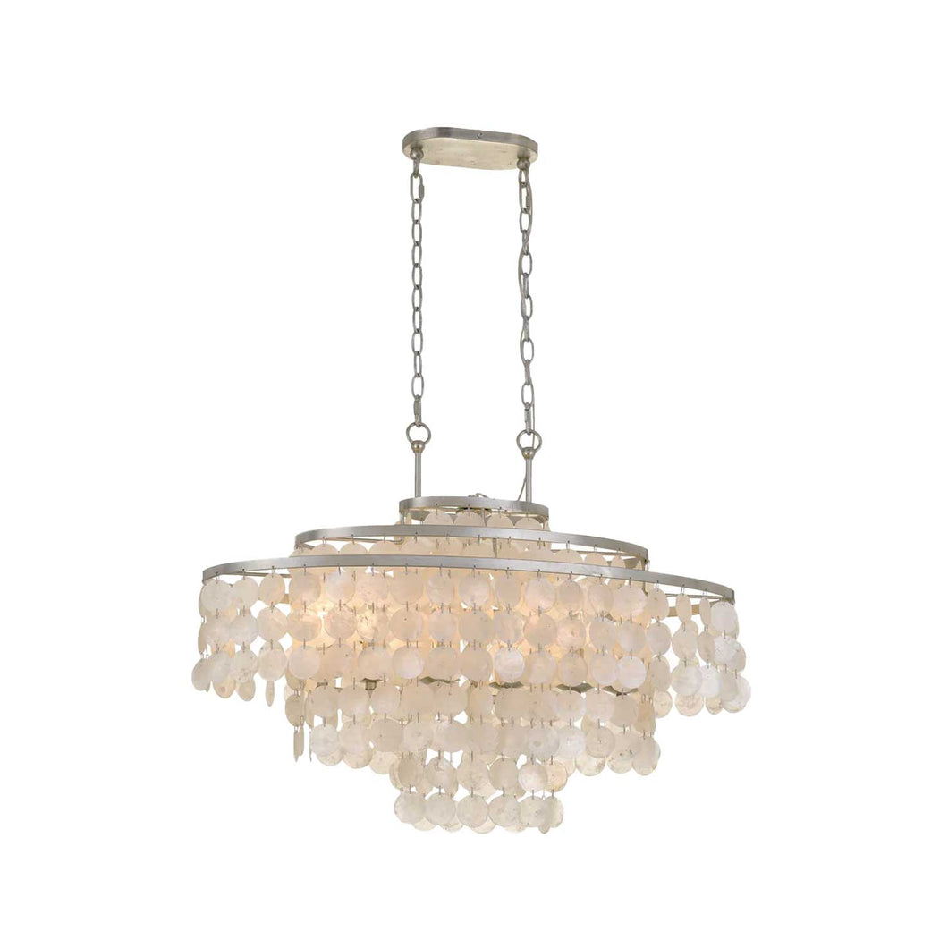 Gigi Collection - Chandelier - Antique Silver - W:76cm