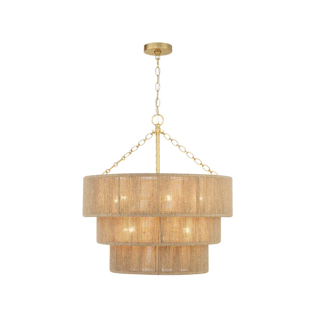 Soto Collection - Layer Chandelier - Rattan - Default