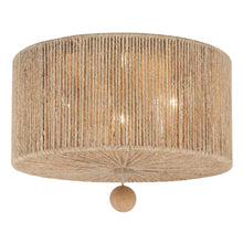 Load image into Gallery viewer, Karina Collection - Flush Mount - Rattan
