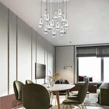 Load image into Gallery viewer, Rayne Collection - Round Cluster - W: 80cm H: 120cm - Polished Nickel
