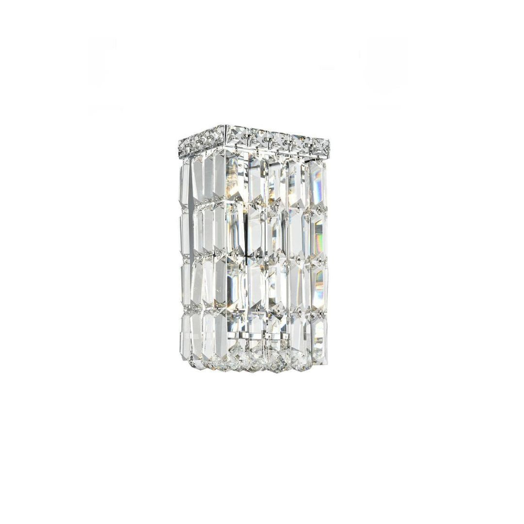 Modular Wall Sconce Light - Rectangle - CHROME - Designer Chandelier Australia
