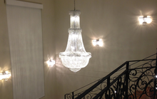 Load image into Gallery viewer, Empress Large Crystal Basket Chandelier - CHROME - Lights - 34

