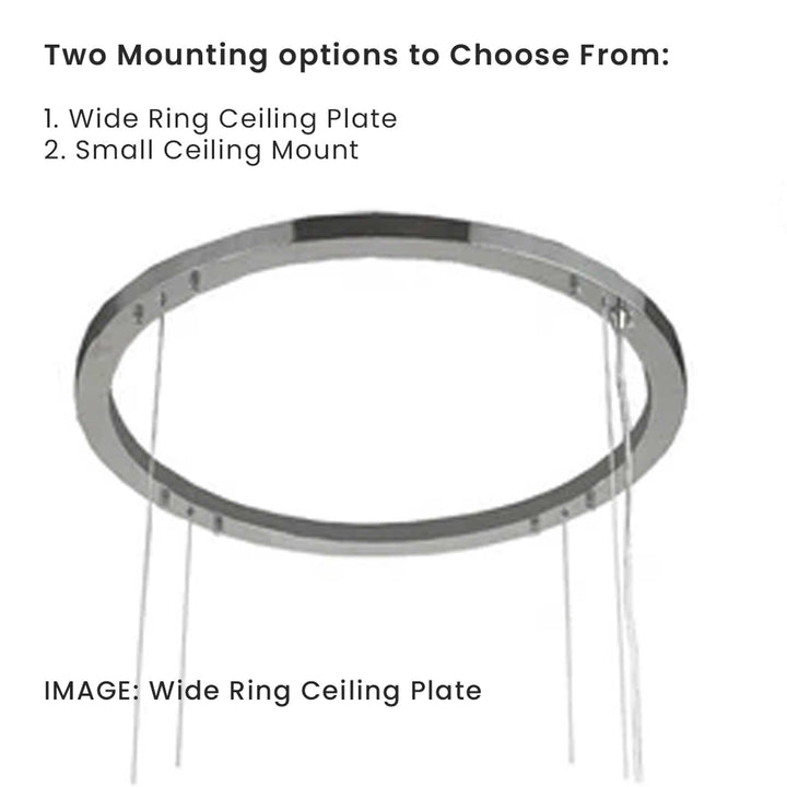 NewYork - Halo Ring - Smoke - W:80cm
