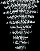 Load image into Gallery viewer, Square Cluster LED Crystal Chandelier - Width:70cm Height:180cm
