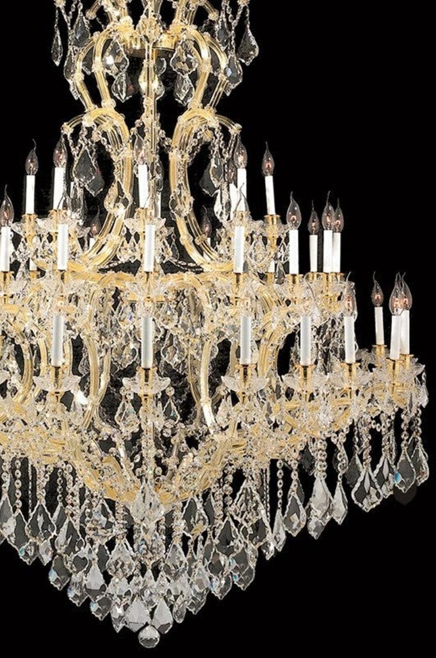 Maria Theresa Crystal Chandelier Royal 48 Light - GOLD - Designer Chandelier Australia