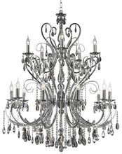 Load image into Gallery viewer, Designer Princess 15 Arm Chandelier - Smoke - W:100 H:130cm
