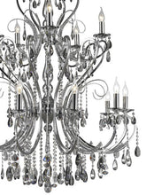 Load image into Gallery viewer, Designer Princess 15 Arm Chandelier - Smoke - W:100 H:130cm
