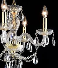 Load image into Gallery viewer, Le Boheme 4 Arm Crystal Chandelier- GOLD
