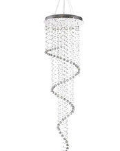 Load image into Gallery viewer, Contemporary Spiral LED Chandelier - SMOKE - W:70cm H:240cm
