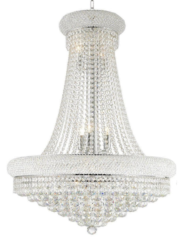 Royal Empress Basket Chandelier - Chrome - W:70cm